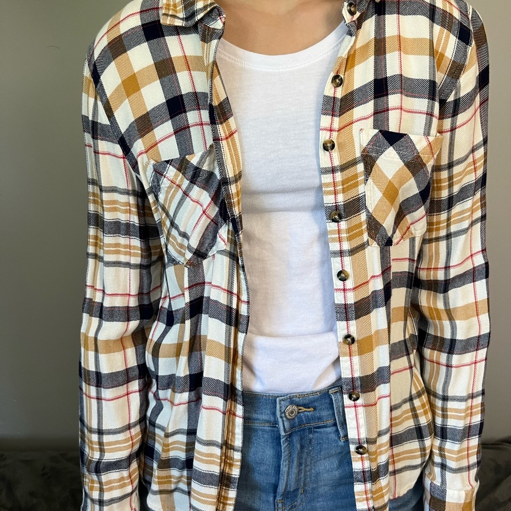 Perfect condition Maurice’s flannel (S)